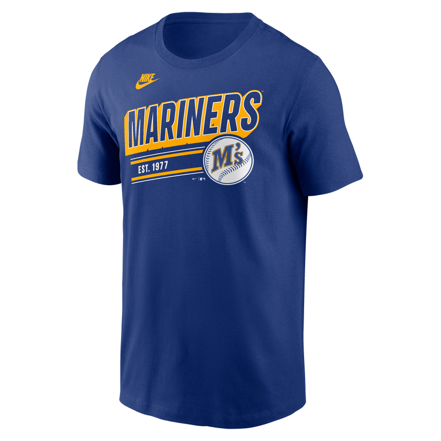 Men's Seattle Mariners Nike Royal Blue Retro T-Shirt - Pro Jersey Sports