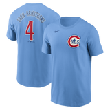 Men's Pete Crow-Armstrong Chicago Cubs Nike Valor Blue 2nd Alternate Name and Number T-Shirt - Pro Jersey Sports