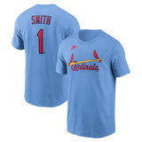 Men's Ozzie Smith St. Louis Cardinals Nike Valor Blue Name & Number T-Shirt - Pro Jersey Sports