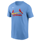 Men's St. Louis Cardinals Nike Valor Blue Wordmark T-Shirt - Pro Jersey Sports