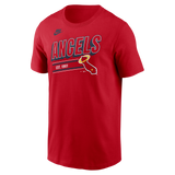 Men's Los Angeles Angels Nike Red Cooperstown Retro T-Shirt - Pro Jersey Sports
