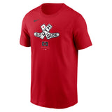 Nike Men's Chicago White Sox 2025 City Connect Logo Red Cotton T-Shirt - Pro Jersey Sports