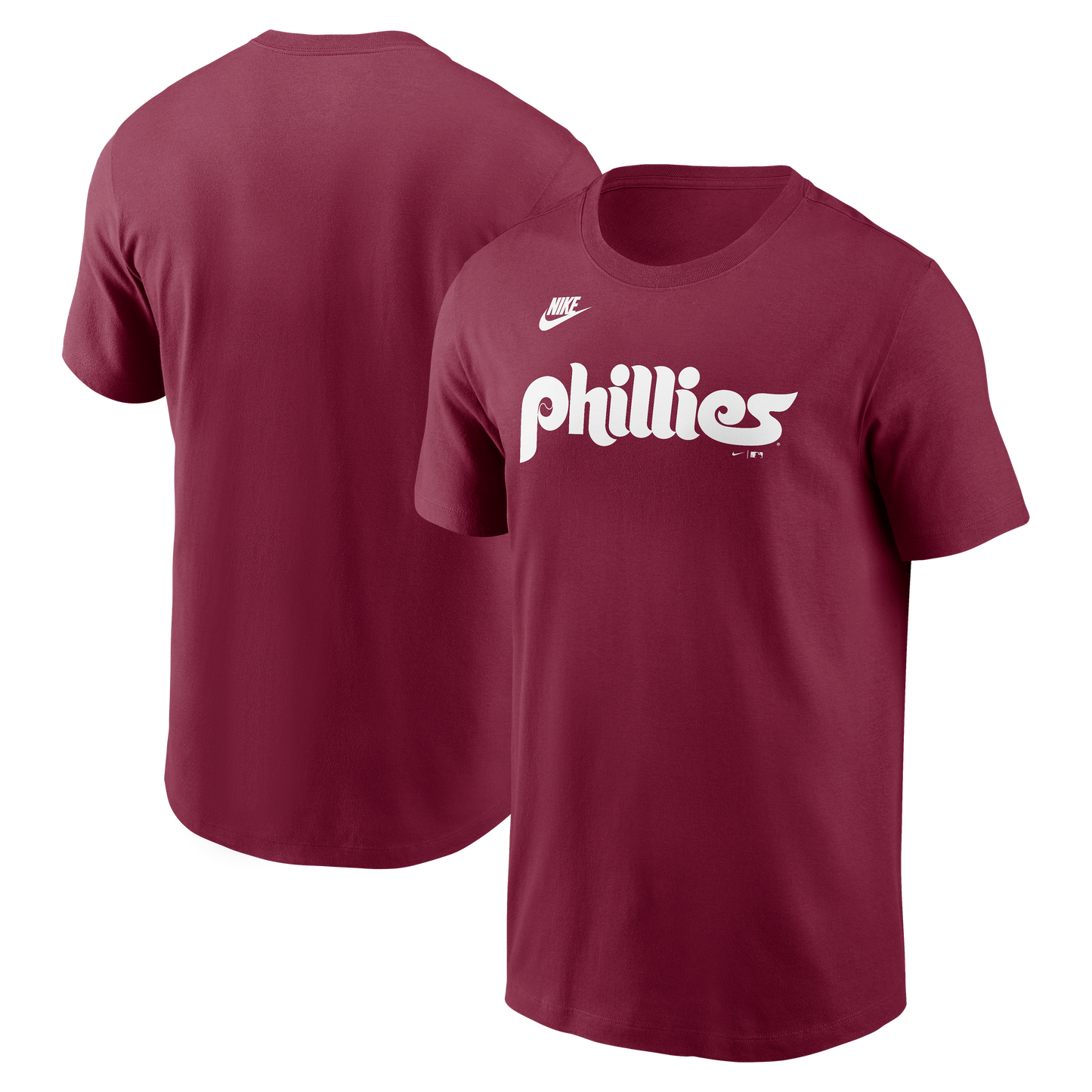 Men's Philadelphia Phillies Nike Maroon Cooperstown T-Shirt - Pro Jersey Sports