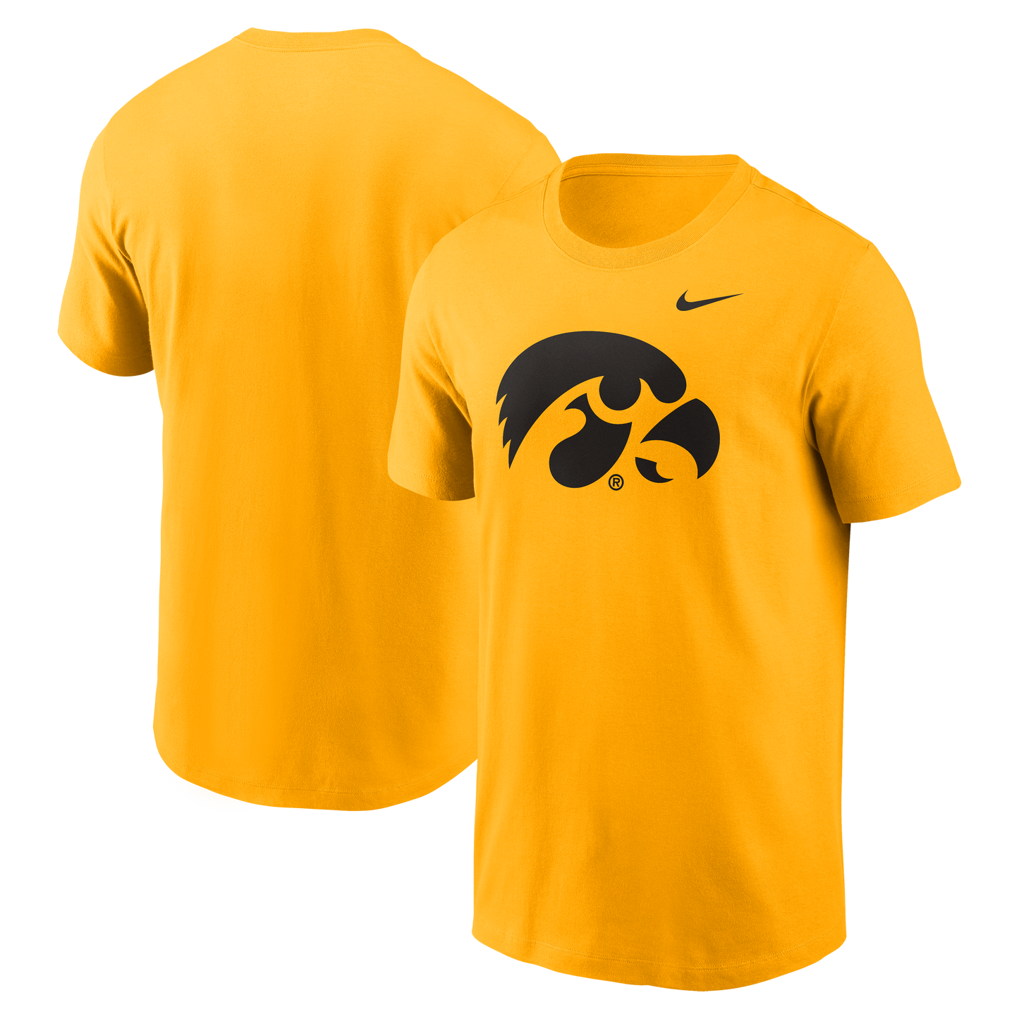 Men's Iowa Hawkeyes Nike Primary Logo University Gold T-Shirt