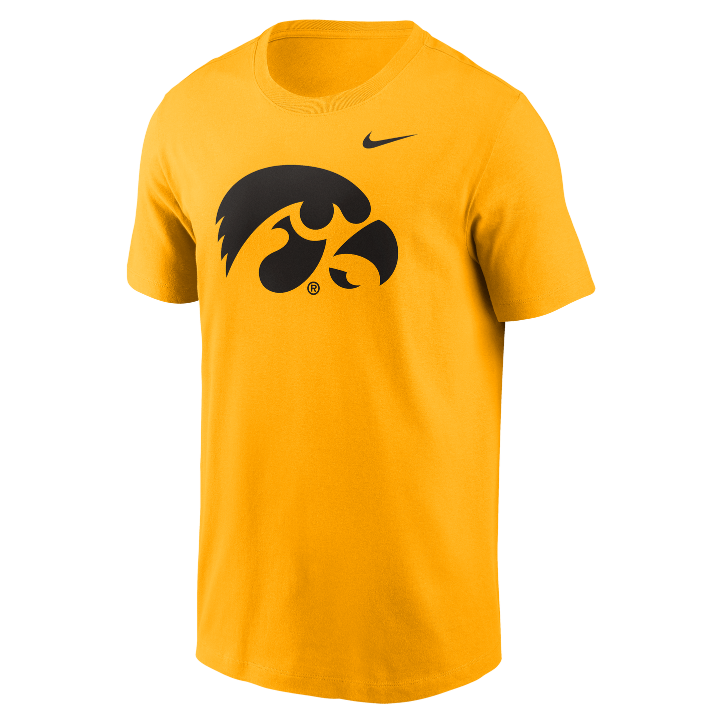 Men's Iowa Hawkeyes Nike Primary Logo University Gold T-Shirt