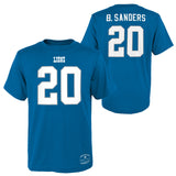 Youth Barry Sanders Detroit Lions Blue Mitchell & Ness Retro Player Name And Number T-Shirt - Pro Jersey Sports