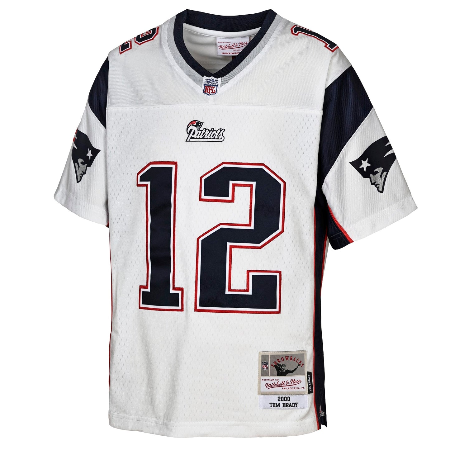 Youth New England Patriots Tom Brady Mitchell & Ness Navy Retired Player Vintage Replica Jersey - Pro Jersey Sports