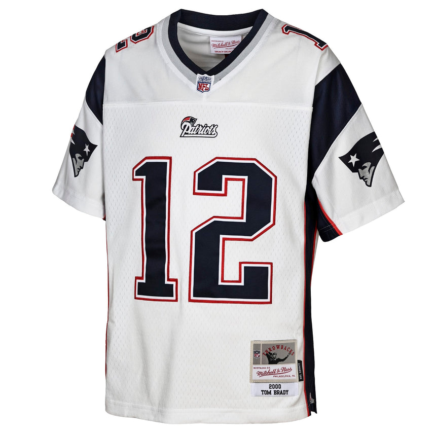 Youth New England Patriots Tom Brady Mitchell & Ness Navy Retired Player Vintage Replica Jersey - Pro Jersey Sports
