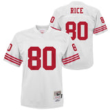 Youth San Francisco 49ers Jerry Rice Mitchell & Ness White Retired Player Vintage Replica Jersey - Pro Jersey Sports