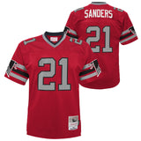 Youth Atlanta Falcons Deion Sanders Mitchell & Ness Red 1989 Retired Player Vintage Replica Jersey - Pro Jersey Sports