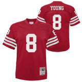 Youth San Francisco 49ers Steve Young Mitchell & Ness Scarlet Retired Player Vintage Replica Jersey - Pro Jersey Sports