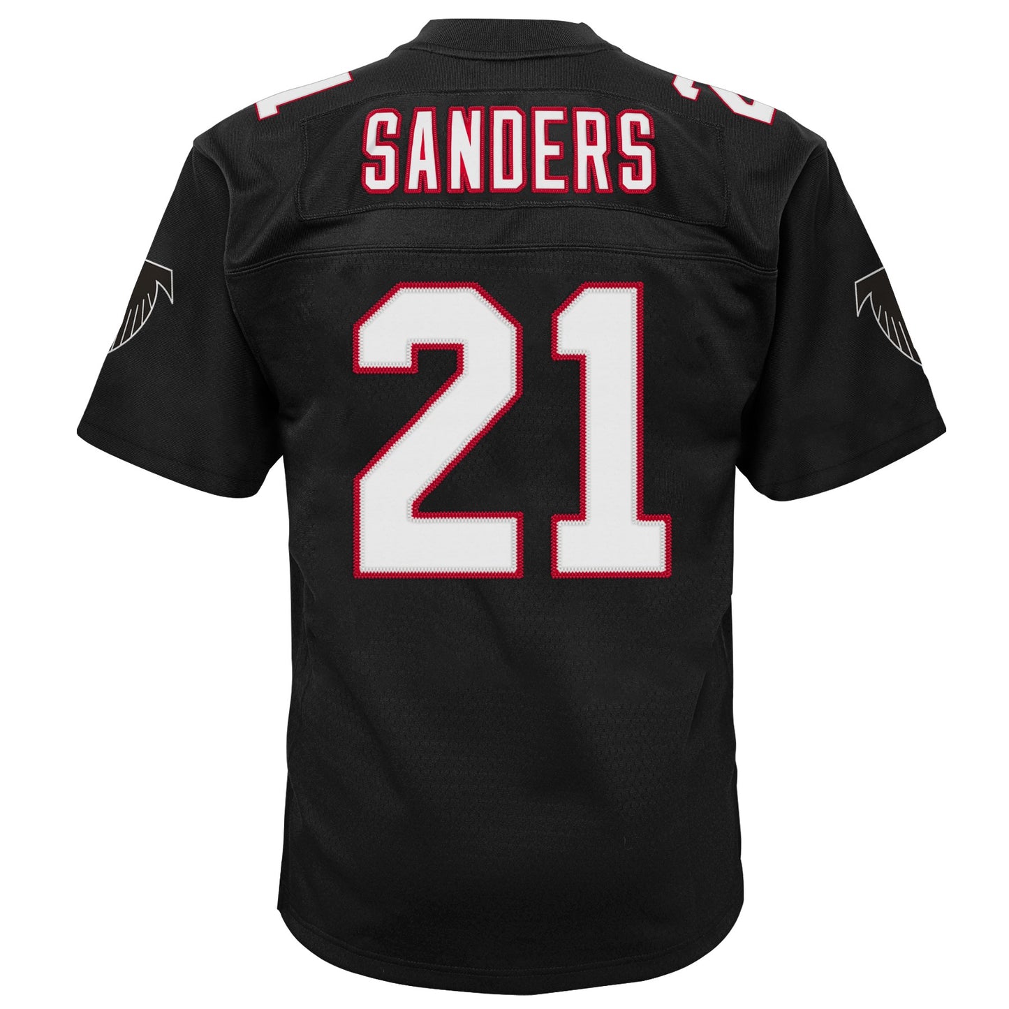 Youth Atlanta Falcons Deion Sanders Mitchell & Ness Black 1992 Retired Player Vintage Replica Jersey
