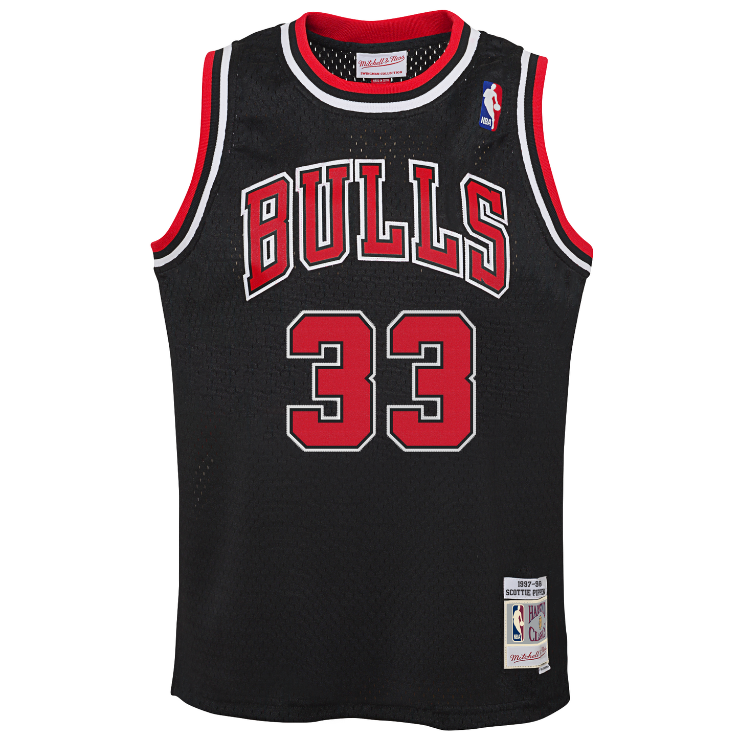 Youth Chicago Bulls Scottie Pippen Mitchell & Ness Black Alternate Swingman Jersey - Pro Jersey Sports