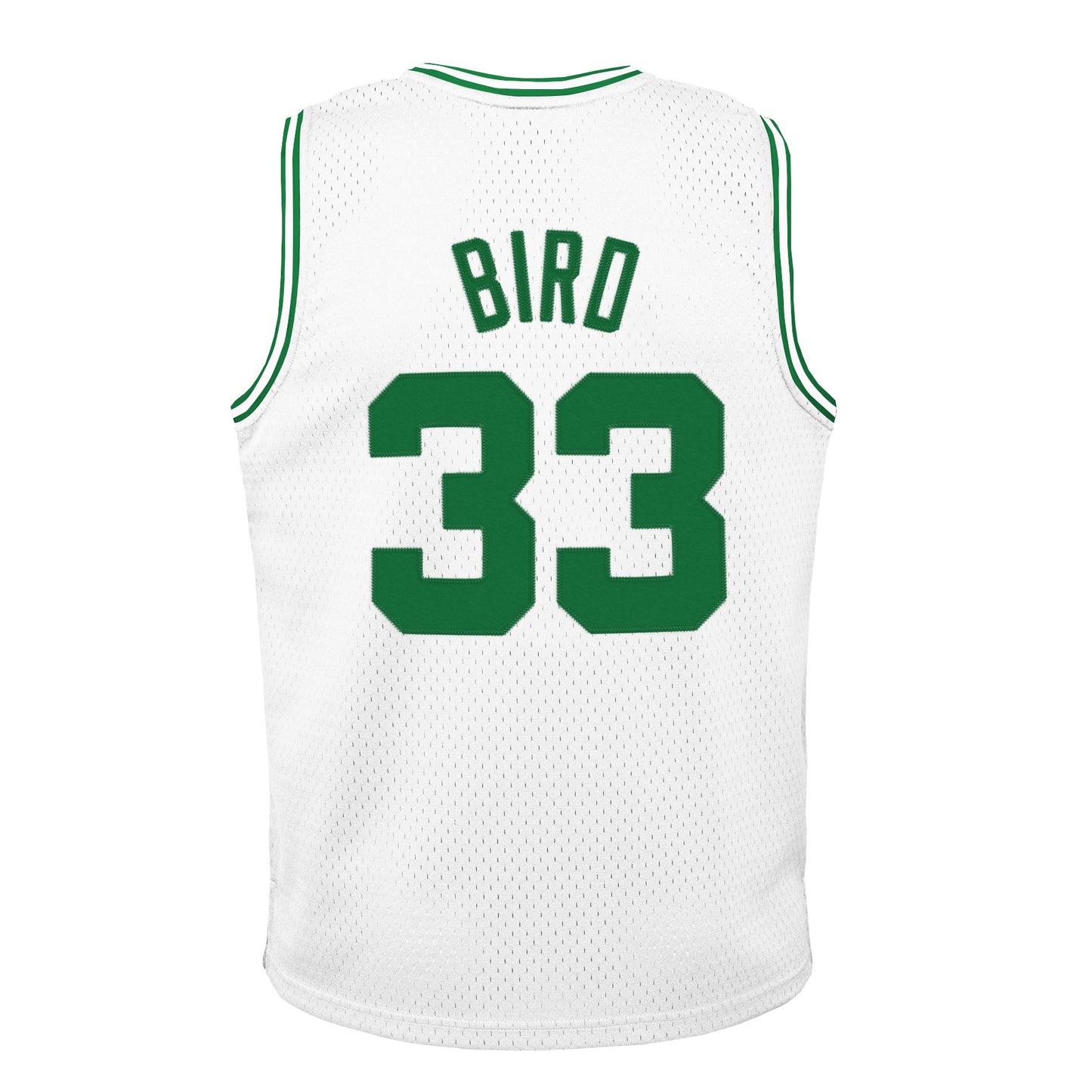 Youth Boston Celtics Larry Bird Mitchell & Ness White 1985-86 Hardwood Classics Swingman Jersey