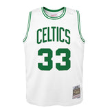 Youth Boston Celtics Larry Bird Mitchell & Ness White 1985-86 Hardwood Classics Swingman Jersey - Pro Jersey Sports