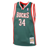 Youth Milwaukee Bucks Giannis Antetokounmpo Mitchell & Ness Kelly Green Hardwood Classics Swingman Jersey - Pro Jersey Sports