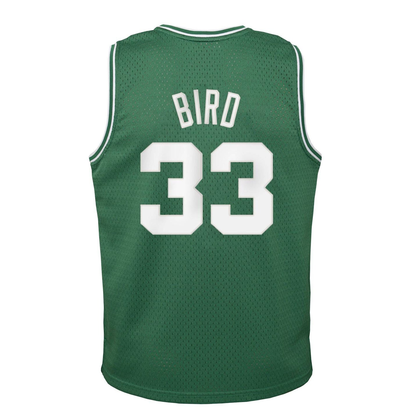 Youth Boston Celtics Larry Bird Mitchell & Ness Kelly Green 1985-86 Hardwood Classics Swingman Jersey