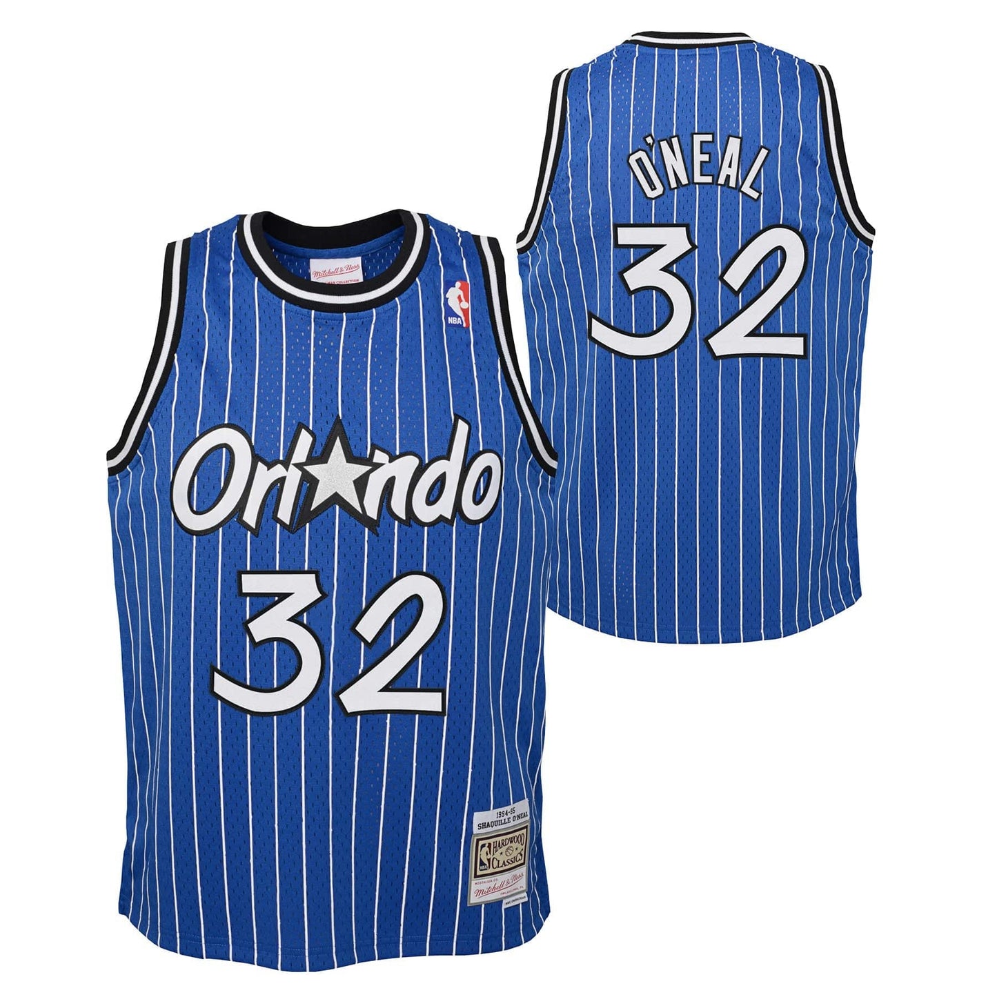 Youth Orlando Magic Shaquille O'Neal Mitchell & Ness Blue 1994-95 Hardwood Classics Swingman Jersey