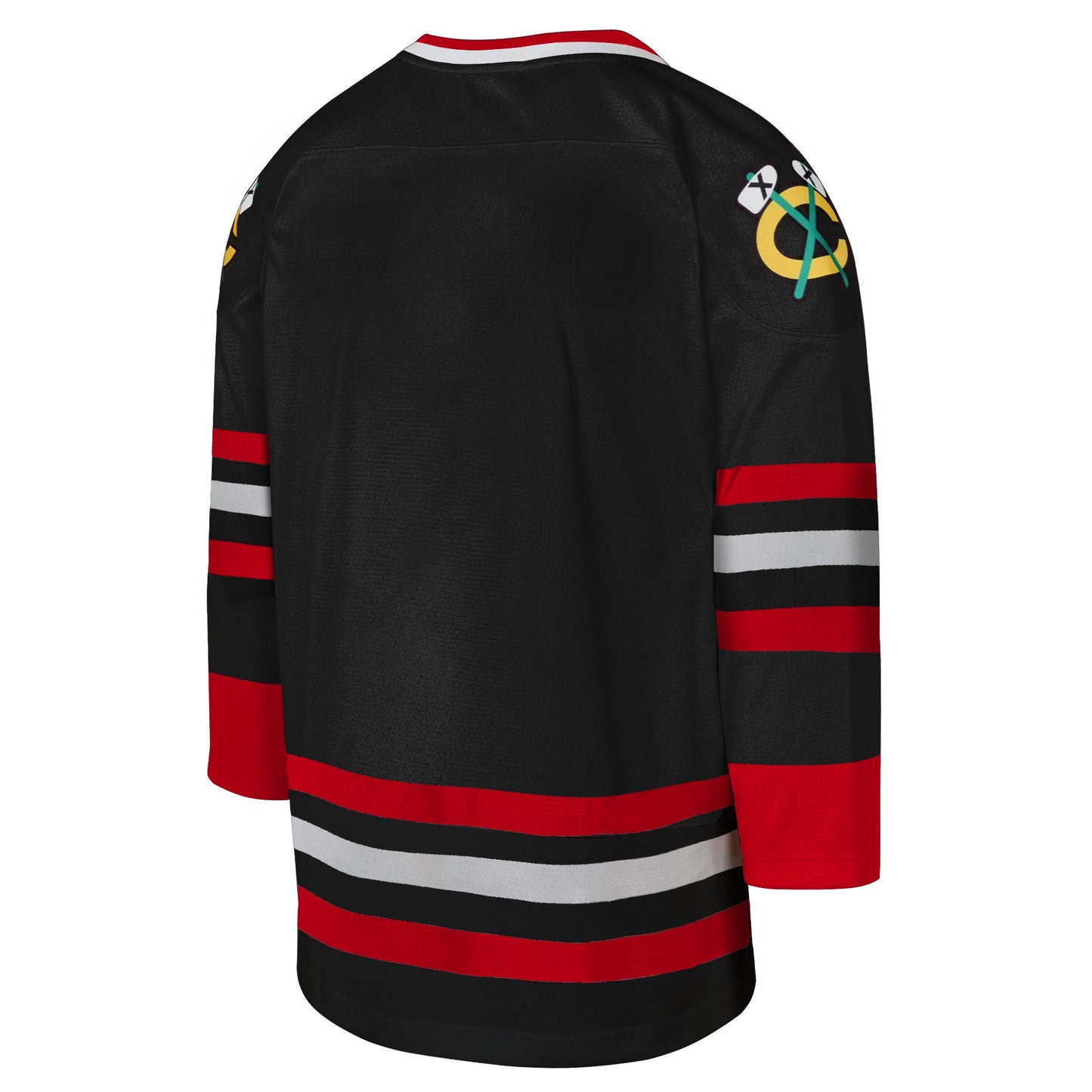 Youth Chicago Blackhawks Black Alternate Mitchell & Ness Throwback NHL Power Play Replica Jersey