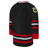 Youth Chicago Blackhawks Black Alternate Mitchell & Ness Throwback NHL Power Play Replica Jersey - Pro Jersey Sports