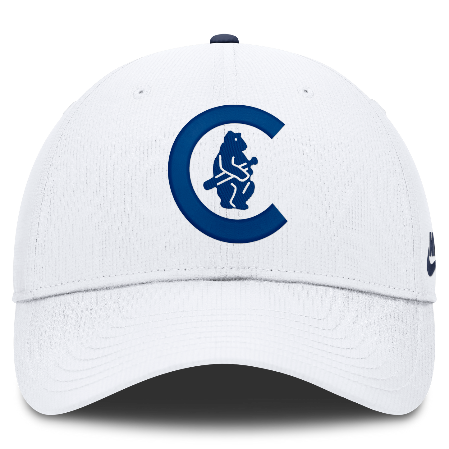Chicago Cubs Nike Cooperstown Club Logo White Adjustable Hat