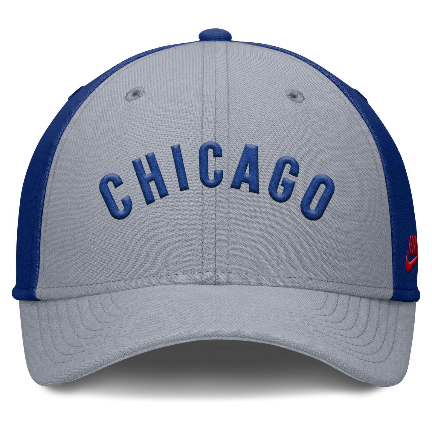 Chicago Cubs Nike Dri-Fit Rise City Gray/Royal Flex Hat - Pro Jersey Sports