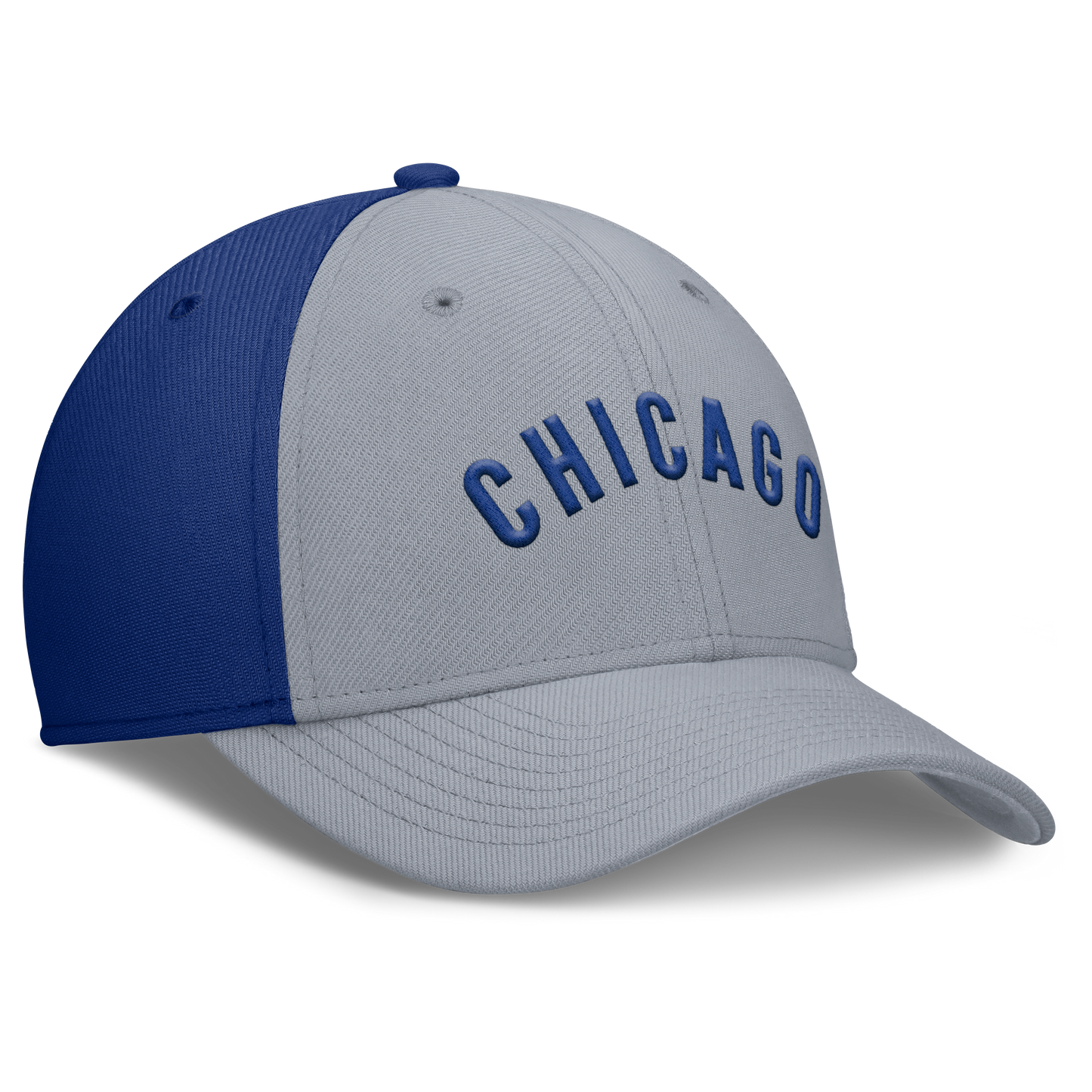 Chicago Cubs Nike Dri-Fit Rise City Gray/Royal Flex Hat - Pro Jersey Sports