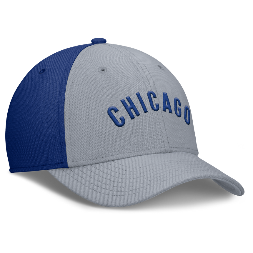 Chicago Cubs Nike Dri-Fit Rise City Gray/Royal Flex Hat - Pro Jersey Sports