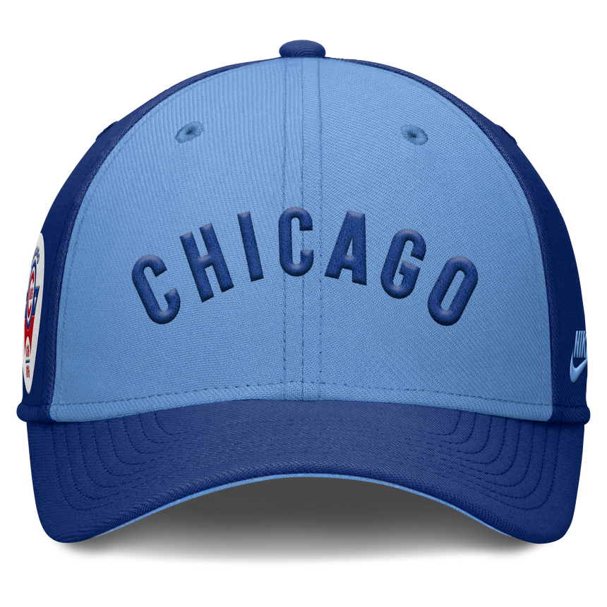 Chicago Cubs Nike Cooperstown Dri-Fit Rise City Blue Flex Hat - Pro Jersey Sports