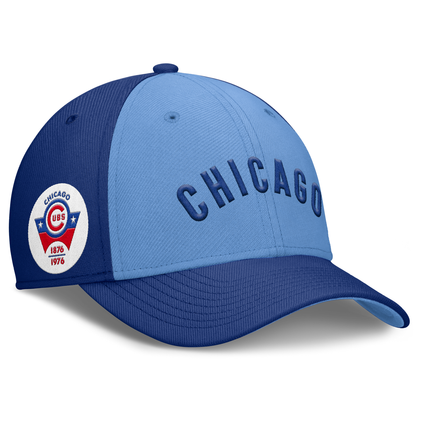 Chicago Cubs Nike Cooperstown Dri-Fit Rise City Blue Flex Hat - Pro Jersey Sports