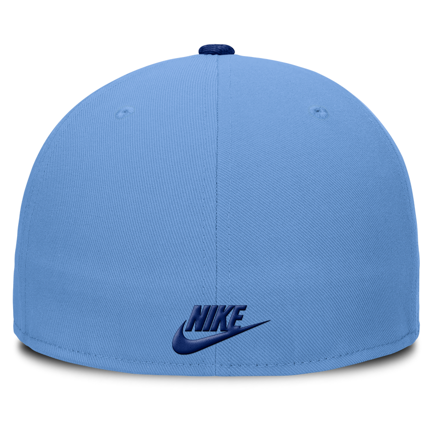 Mens Chicago Cubs Nike Cooperstown Blue Dri-Fit True Fitted Hat - Pro Jersey Sports