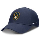 Milwaukee Brewers Nike Navy Club Adjustable Hat - Pro Jersey Sports
