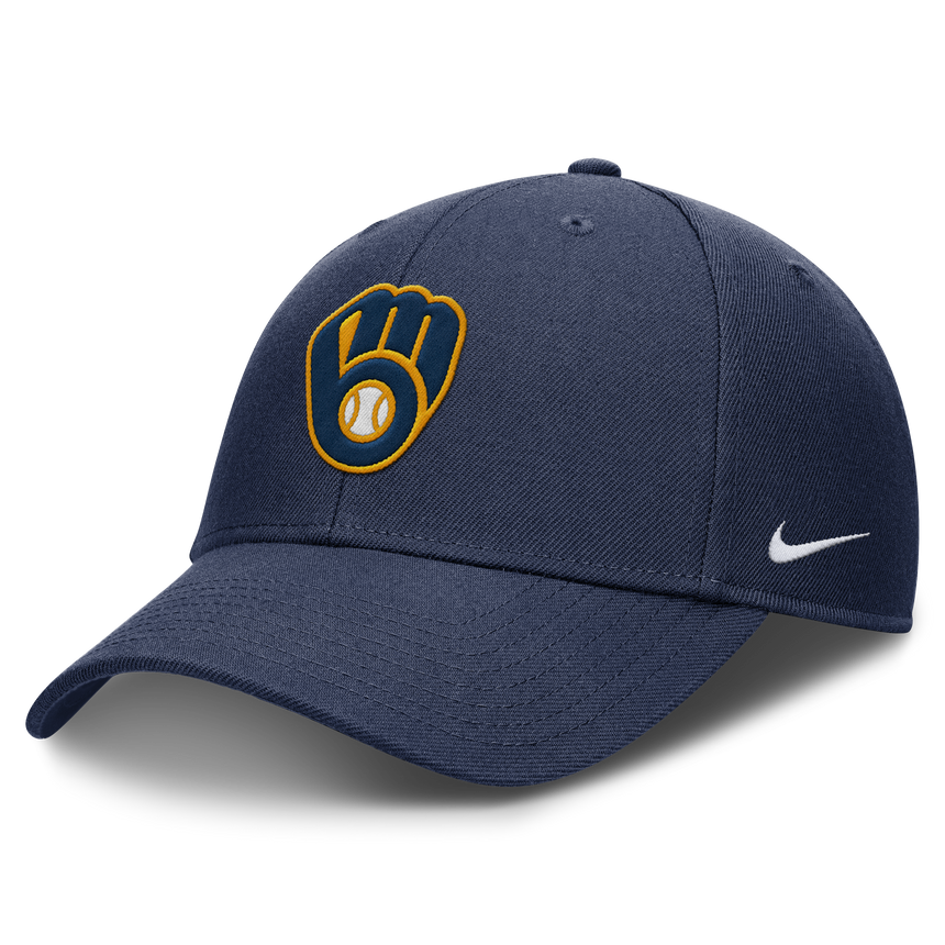 Milwaukee Brewers Nike Navy Club Adjustable Hat - Pro Jersey Sports