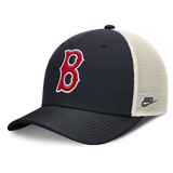 Boston Red Sox Nike Rise Navy Adjustable Snapback Trucker Hat - Pro Jersey Sports