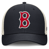 Boston Red Sox Nike Rise Navy Adjustable Snapback Trucker Hat - Pro Jersey Sports