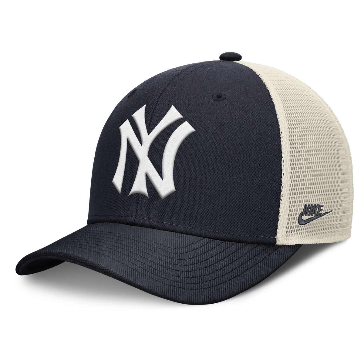 New York Yankees Nike Rise Navy Adjustable Snapback Trucker Hat - Pro Jersey Sports