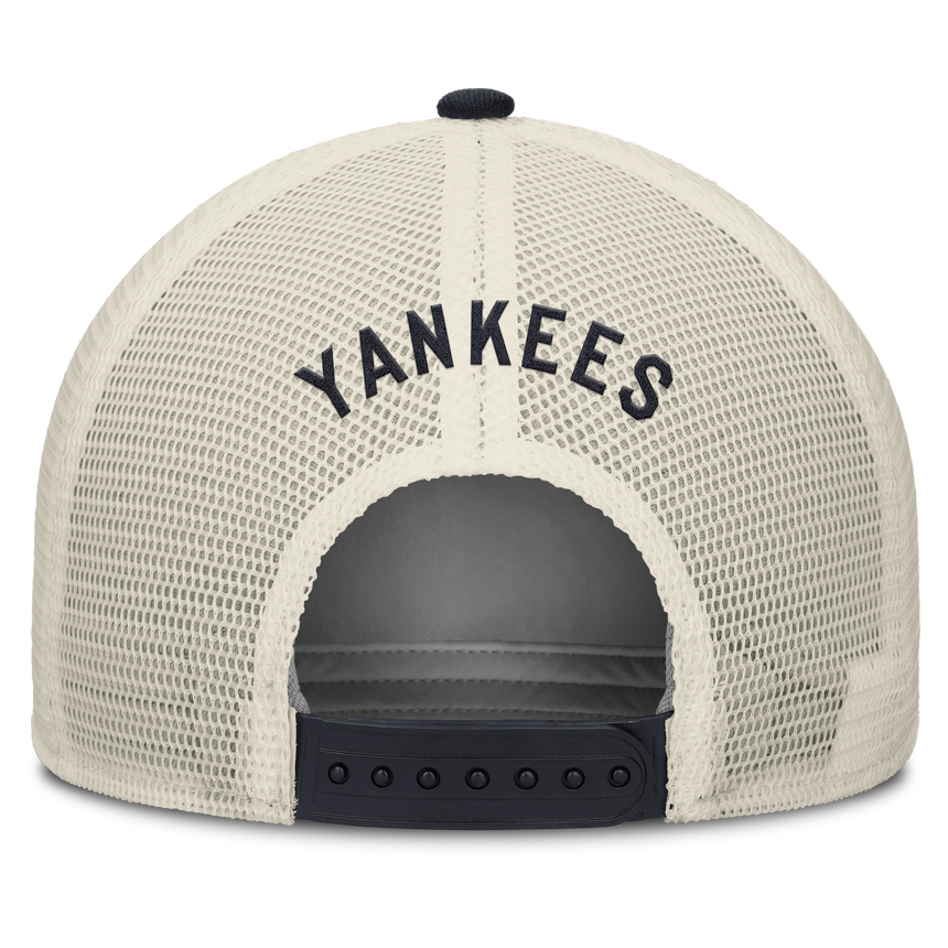 New York Yankees Nike Rise Navy Adjustable Snapback Trucker Hat - Pro Jersey Sports
