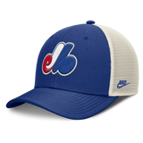 Montreal Expos Nike Rise Royal Adjustable Snapback Trucker Hat - Pro Jersey Sports