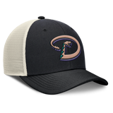 Arizona Diamondbacks Nike Rise Black Adjustable Snapback Trucker Hat - Pro Jersey Sports