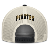 Pittsburgh Pirates Nike Rise Black Adjustable Snapback Trucker Hat - Pro Jersey Sports