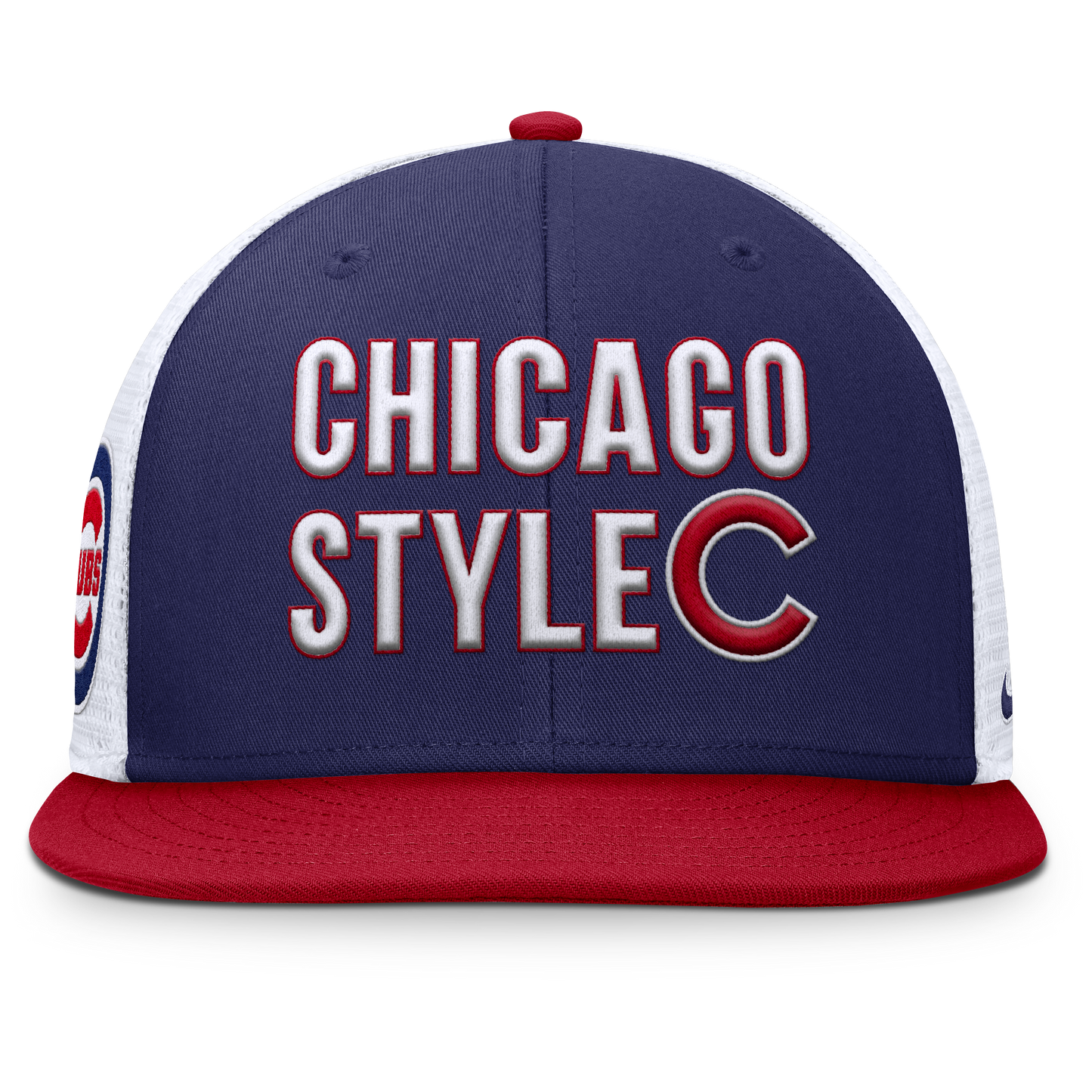 Chicago Cubs Nike Chicago Style Dri-Fit Pro Adjustable Trucker Snapback Hat - Pro Jersey Sports