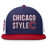 Chicago Cubs Nike Chicago Style Dri-Fit Pro Adjustable Trucker Snapback Hat - Pro Jersey Sports