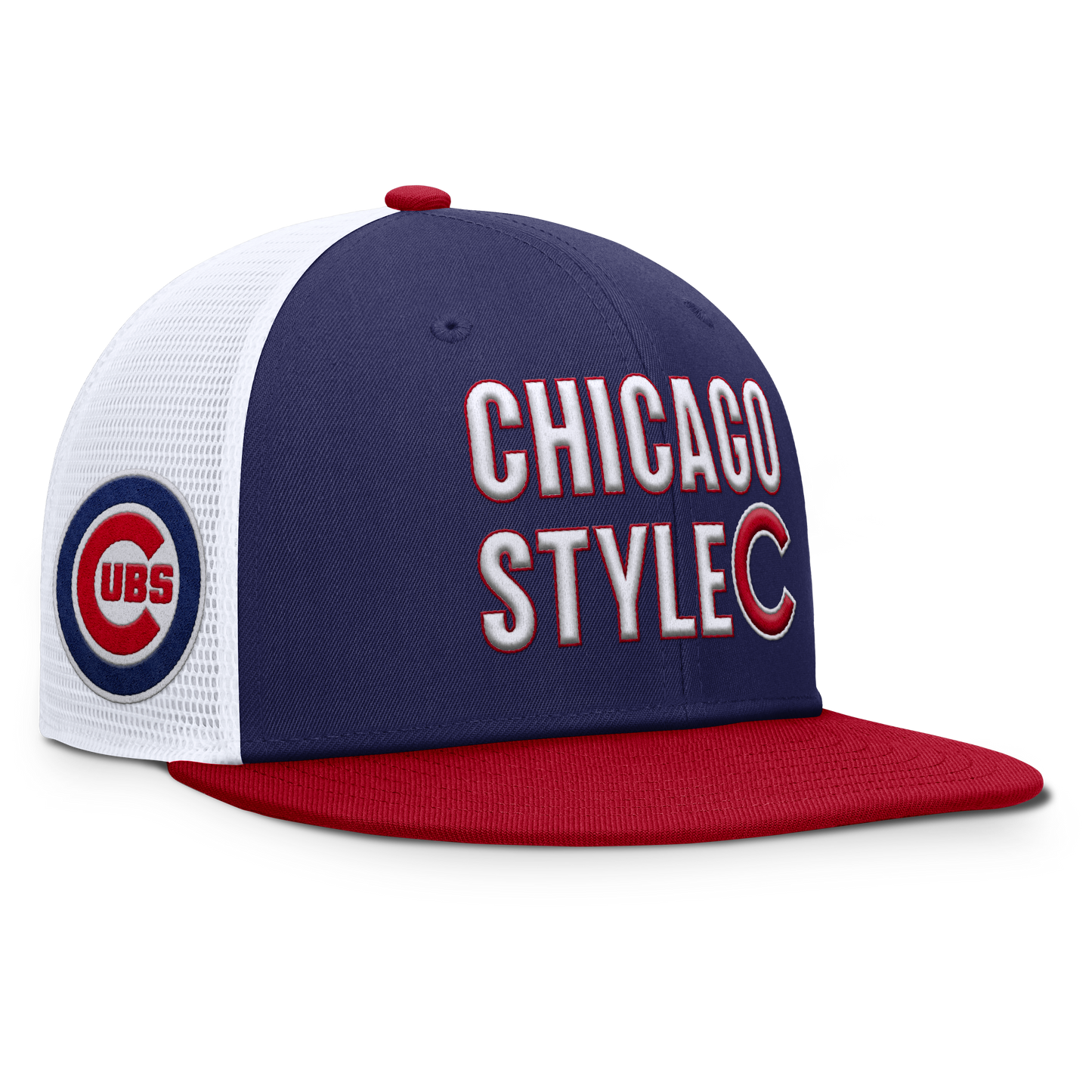 Chicago Cubs Nike Chicago Style Dri-Fit Pro Adjustable Trucker Snapback Hat - Pro Jersey Sports