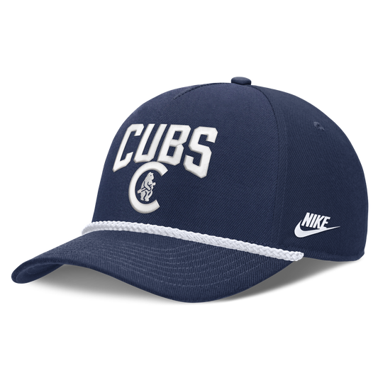 Chicago Cubs Nike Cooperstown Navy Blue Rise Adjustable Hat