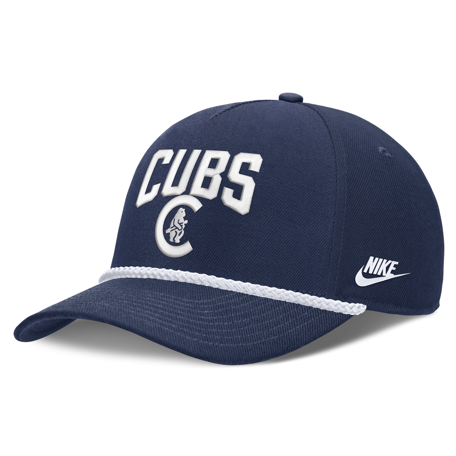 Chicago Cubs Nike Cooperstown Navy Blue Rise Adjustable Hat