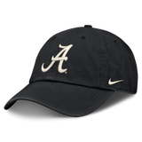 Alabama Crimson Tide Black Nike Club Unstructured Adjustable Hat - Pro Jersey Sports