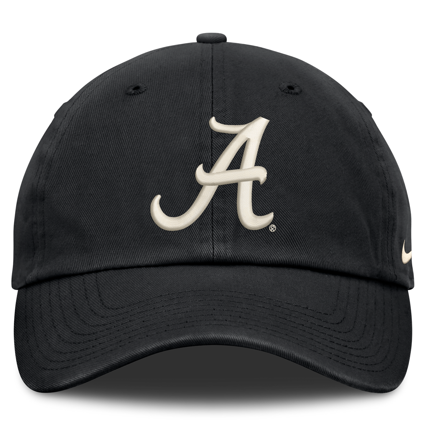 Alabama Crimson Tide Black Nike Club Unstructured Adjustable Hat - Pro Jersey Sports
