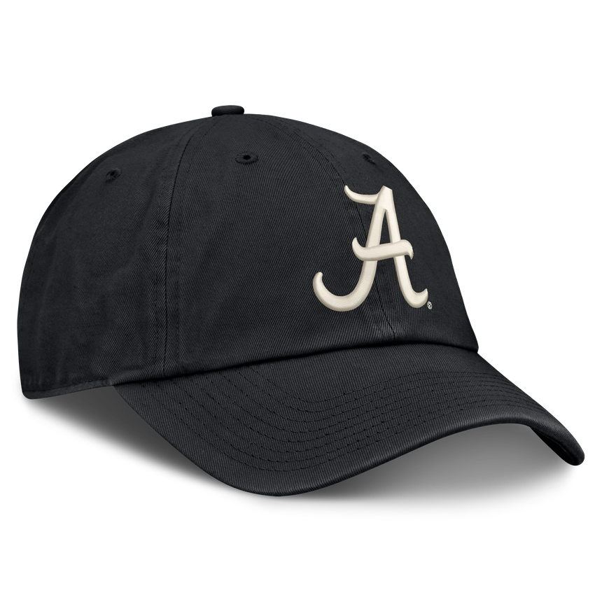 Alabama Crimson Tide Black Nike Club Unstructured Adjustable Hat - Pro Jersey Sports