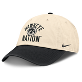 Iowa Hawkeyes Nike Unisex 2026 Primetime Natural 2-Tone Club Adjustable Hat - Natural - Pro Jersey Sports