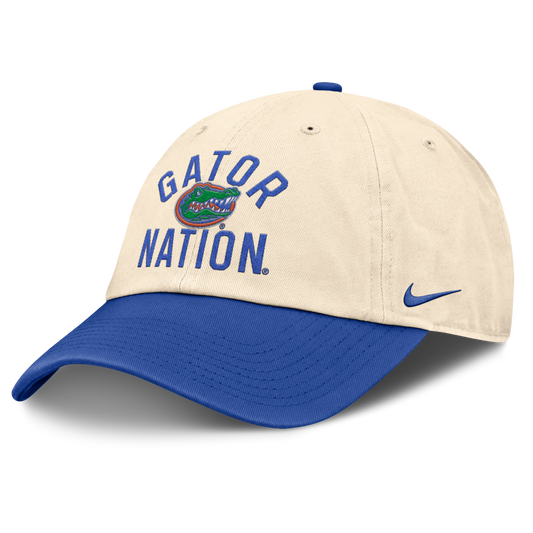 Florida Gators Nike Unisex 2026 Primetime Natural 2-Tone Club Adjustable Hat - Natural - Pro Jersey Sports
